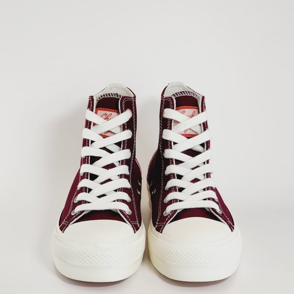 Converse CTAS Lift Hi Deep Bordeaux/Egret Women's Platform Sneakers A07114C NWT - Picture 6 of 6